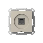 Schneider Exxact Modularuttag 1x8polig RJ45 Krone Metallic