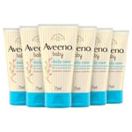 6x  Aveeno Baby Daily Care Moisturising Lotion 75ml