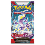 Pokemon Scarlet and Violet Sleeves JCC with 10 Extra French Cards, Multicolour