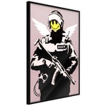 Plakat - Policeman - 30 x 45 cm - Sort ramme