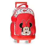 Disney Minnie Diva Sac à Dos Compact 2 Roues Multicolore 32 x 45 x 21 cm Polyester 28,9L, Multicolore, Sac à Dos Compact 2 Roues