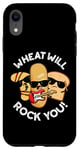 Coque pour iPhone XR Wheat Will Rock You Funny Food Jeu de mots