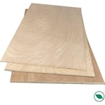 Panneau contreplaqué okoumé twin 120 x 400 x 5 mm  FORESTEA  Dimensions : 1200 mm x 400 mm x 5 mm