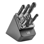 ZWILLING Professional S 7-pcs anthracite Ash Knife block set with KiS technology