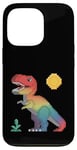 iPhone 13 Pro Pixel Dinosaur Retro Style - 8-Bit Dino Graphic Case