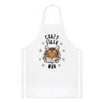 Crazy Tiger Man Stars Chefs Apron - Funny Animal Cooking