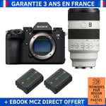 Sony A9 III + FE 70-200mm f/4 Macro G OSS II + 2 Sony NP-FZ100 + Ebook '20 Techniques pour Réussir vos Photos' - Appareil Photo Professionnel