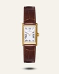 Mockberg Timeless Brown Leather Gold Watch MB0247