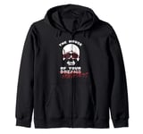 The Amityville Horror Halloween Skull House Of Nightmares Zip Hoodie