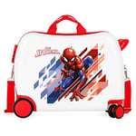 Marvel Spiderman Geo Valise Enfant Rouge 50x38x20 cms Rigide ABS Serrure à combinaison 34L 2,1Kgs 4 roues Bagage à main