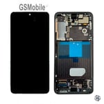 Original Display LCD Touch Frame Excl. Cam Samsung Galaxy S22 5G S901B Black