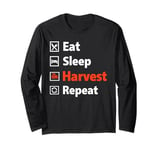 Harvest on Repeat Farm Life Long Sleeve T-Shirt