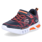 Skechers Low S Lights Flex Glow Grafit,vit,röda 30