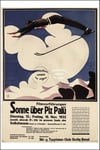 SONNE ÜBER PIZ PALÜ 1932 - POSTER HQ 50x70cm d'une AFFICHE VINTAGE