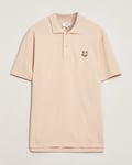 Maison Kitsuné Tonal Fox Head Polo Smoke Beige