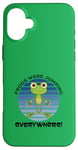 Coque pour iPhone 16 Plus Les grenouilles de pesach de Pâque pour enfants sautaient partout mignonnes