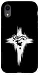 Coque pour iPhone XR Jésus Coque de protection pour téléphone portable Jésus sur la croix Sweat à capuche Jésus T-shirt Jésus