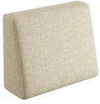 sunnypillow, Coussin Dossier pour Canapé Palette Euro Intérieur/Extérieur Appui 60 x 40 x 20/10cm plusieures Tailles et Couleurs à Choisir Coussin Matelas en Mousse Ecru