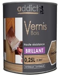 VERNIS BRILLANT CHENE CLAIR Résine haute résistance 250ML bois meuble parquet