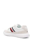 Tommy Hilfiger Homme Light Cupsole LTH Mix Stripes FM0FM04889 Baskets à Semelle, Blanc (White), 45 EU