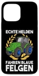 Coque pour iPhone 13 Pro Max Slurry Real Heroes Driving Blue Rims Tracteur Organic Farmers