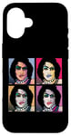 Coque pour iPhone 16 Rocky Horror Show Doctor Frank N. Furter Pop Art