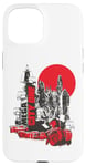 Coque pour iPhone 15 Judge Dredd Mega City One Noir et Rouge 2000 AD