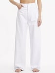 Calvin Klein High Rise Relaxed Jeans, White