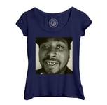 T-Shirt Femme Col Echancré Ol' Dirty Bastard Rapper Rap Hip Hop Photo Vintage Wu Tang Clan