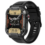 Montre Connectée De Sport Étanche Pour Homme,Appel Bluetooth,Moniteur De Santé,Natation,Téléphone Ios Et Android,Extérieur,2023 En Effet,1.85 Mah,400 - Type Black