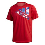 adidas Tokyo OLY Badge of Sport T-Shirt pour Homme XL Scarle