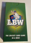 LBW Cricket Card Game with Two Dice In A Box - DG Ward