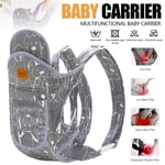 Baby Carrier Backpack X-Shaped Design Adjustable Breathable Comfortable Strong