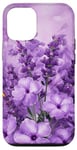 iPhone 13 Pro Purple Lavender Blossom Leaves Flower Floral Girly Case