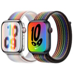 Apple Watch SportLoop Pride Svart 42 / 44 / 45 MM