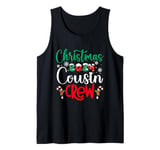 Cousin Crew Christmas 2024 Xmas Santa Hat Boys Girls Kids Tank Top