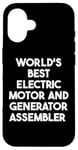 iPhone 16 World's Best Electric Motor And Generator Assembler Case