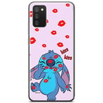 ERT GROUP Coque de téléphone Portable pour Samsung A02S Original et sous Licence Officielle Disney Motif Stitch 017 Parfaitement adapté à la Forme du téléphone Portable, Coque en TPU