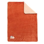 Nattou Couverture Douce Supersoft Chien Jim, 75 x 100 cm, Jim Et Bob, Orange