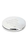 The Personalised Memento Company Personalised Compact Mirror - A Great Gift