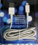 Iphone 2 Metre Charging Cable 8 Pin Usb Cable,For 5/6/7/8/10/X/11/12/ipad/Air