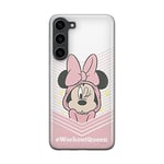 ERT GROUP Coque de téléphone Portable pour Samsung S23 Original et sous Licence Officielle Disney Motif Minnie 053 Parfaitement adapté à la Forme du téléphone Portable, Coque en TPU