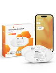 Interrupteur Wifi Intelligent Compatible Avec Homekit,Interrupteur Connecte Pour Siri,Alexa Et Google Home,Diy Commutateur Wifi Avec Contrôle A Distance Et Fonction De Temps,2500W,2 Piece