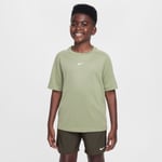 Nike Dri-FIT Multi T-shirt Kortärmad Grön för Löpare | Loparshop.se - Handla nu på Loparshop.se!