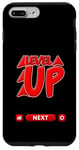 Coque pour iPhone 7 Plus/8 Plus Gamer Level Up Jeu vidéo amateur de jeux vidéo rétro