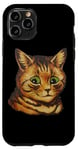 Coque pour iPhone 11 Pro Chat souriant mignon par L. Wain