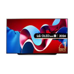 LG evo OLED83C44LA 83-Inch 4K UHD Smart TV, (α9 AI Processor Gen7, Dolby Atmos, Freeview Play and Amazon Alexa, 120Hz), Umber Brown [Model 2024]