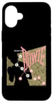 Coque pour iPhone 16 Plus David Bowie Let's Dance Rose et Or