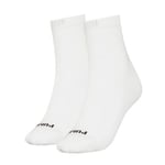 Puma Strømper 2P Women Heart Logo Short Crew Socks Hvit Str 35/38 Dame