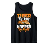 Tiger By Day Napper By Night Wild Animal Indian Tiger Tank Top